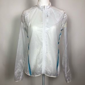 ADIDAS women’s white FST Anthem running jacket